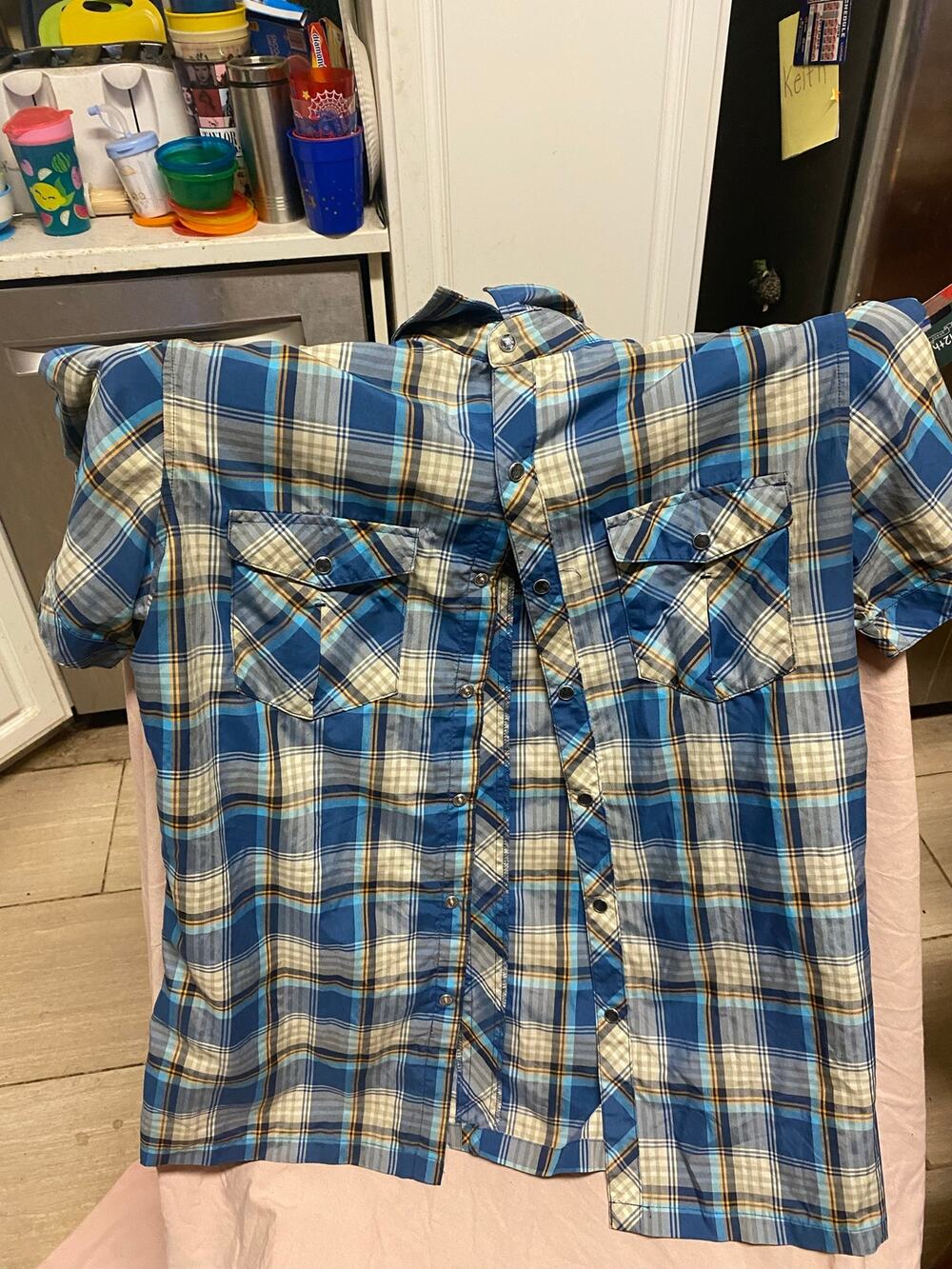 Kuhl Pearl Snap Short Sleeve Shirt Size Small
